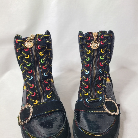 Apple Bottoms high top sneakers-Y2K- Womens size 8- Rare - Picture 4 of 10